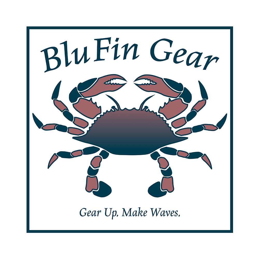 Blu Fin Gear Decorative Crab Sticker