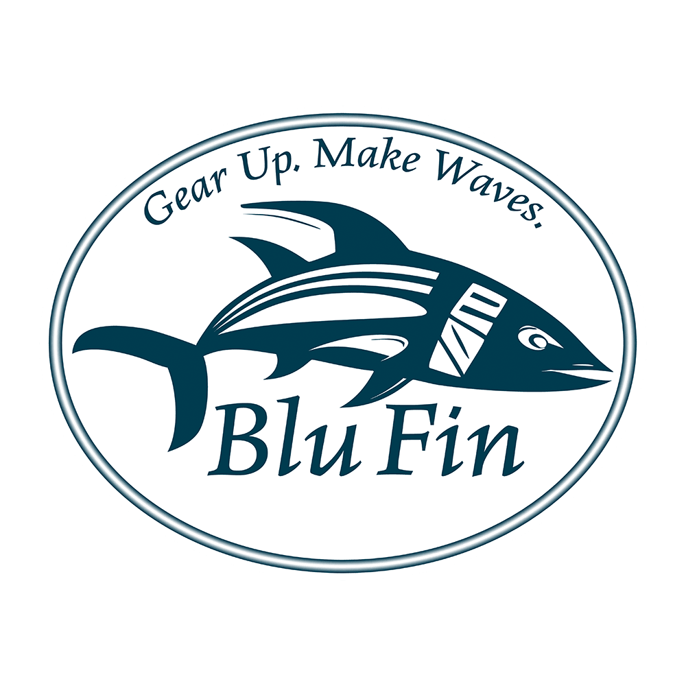 Blu Fin Gear Decorative Logo Sticker